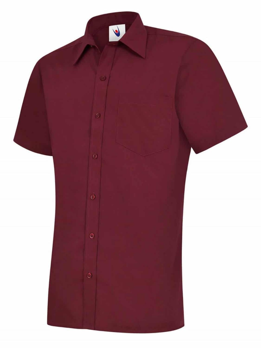 Uneek Mens Poplin Half Sleeve Shirt