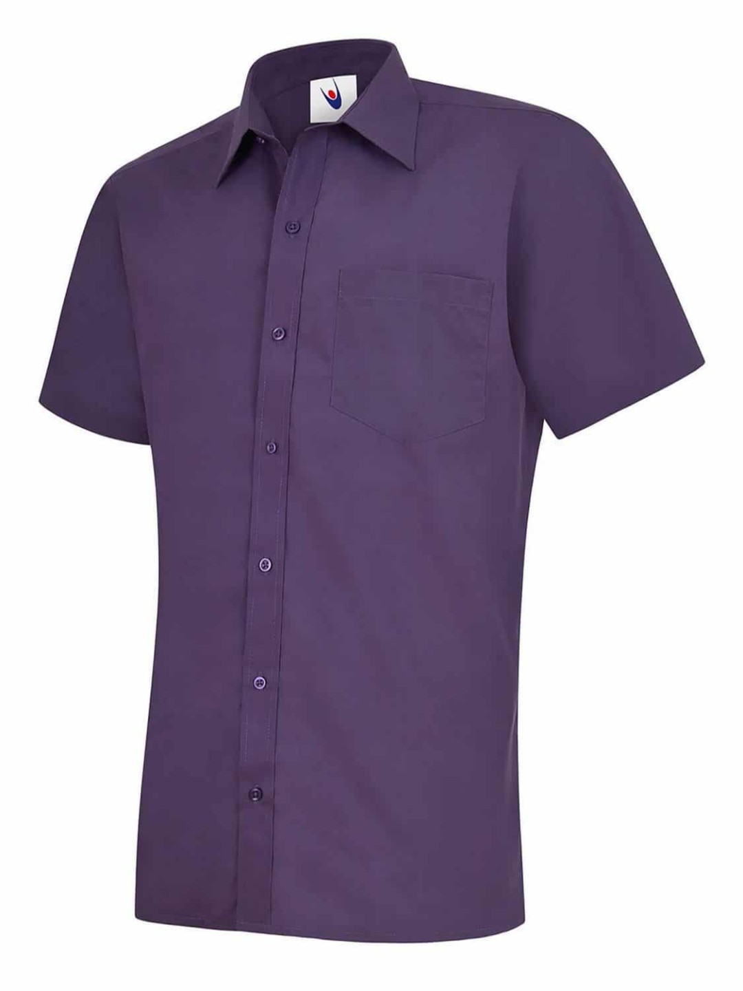 Uneek Mens Poplin Half Sleeve Shirt