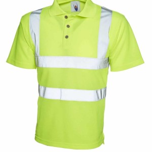 Uneek Hi-Viz Polo Shirt