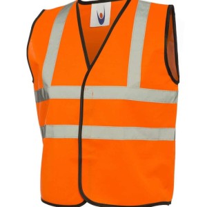 Uneek Childrens Hi-Viz Waist Coat