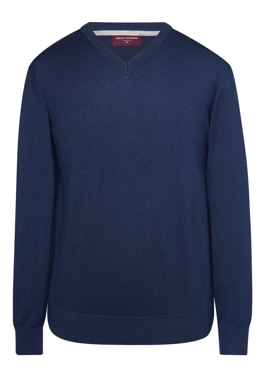 Men's Brook Taverner Boston V-neck Jumper