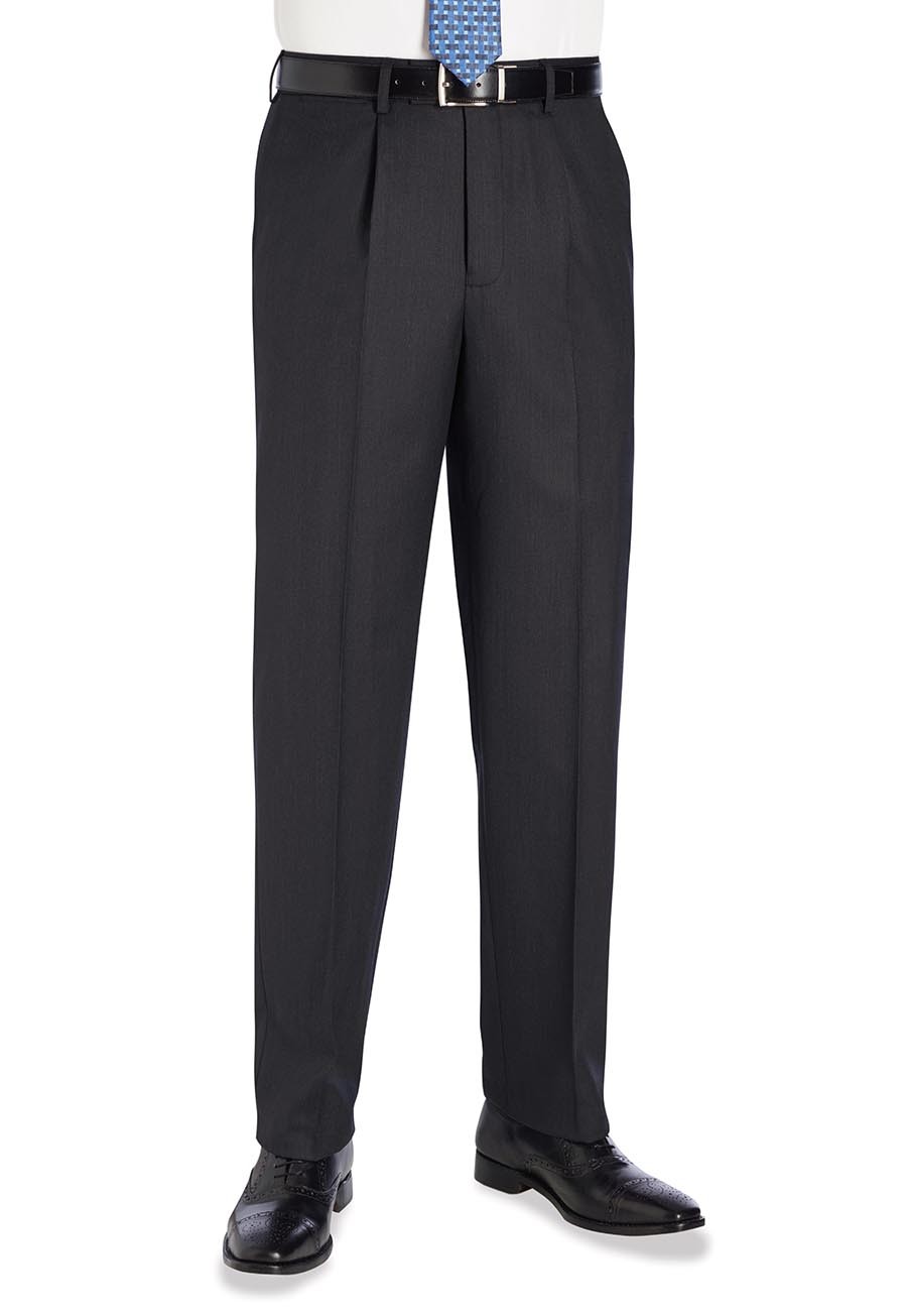 Men's Brook Taverner Langham Single Pleat Trouser