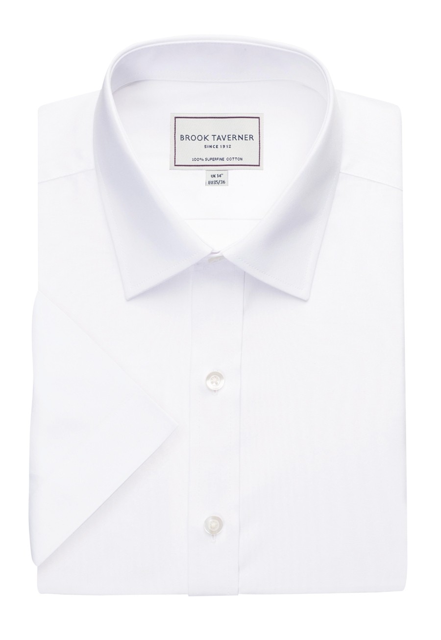 Men's Brook Taverner Milano S/S Slim Fit Non-Iron Shirt