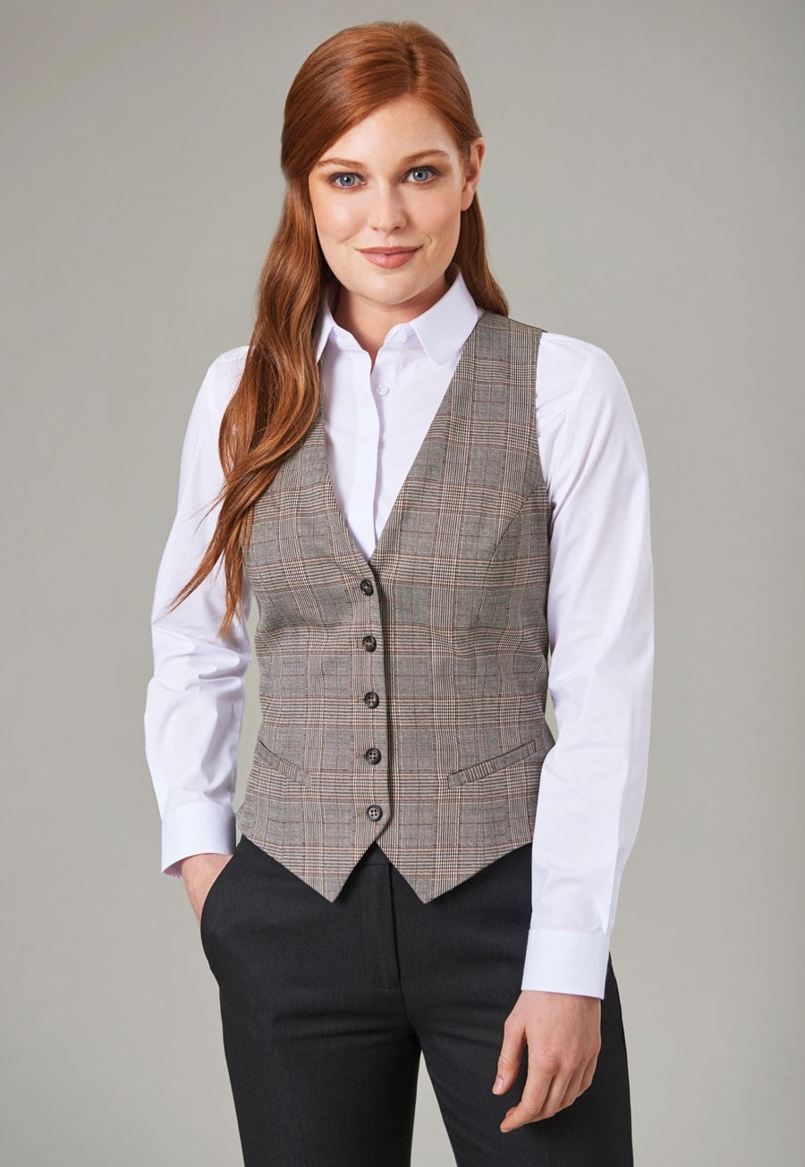 Women's Brook Taverner Olivia Check Waistcoat