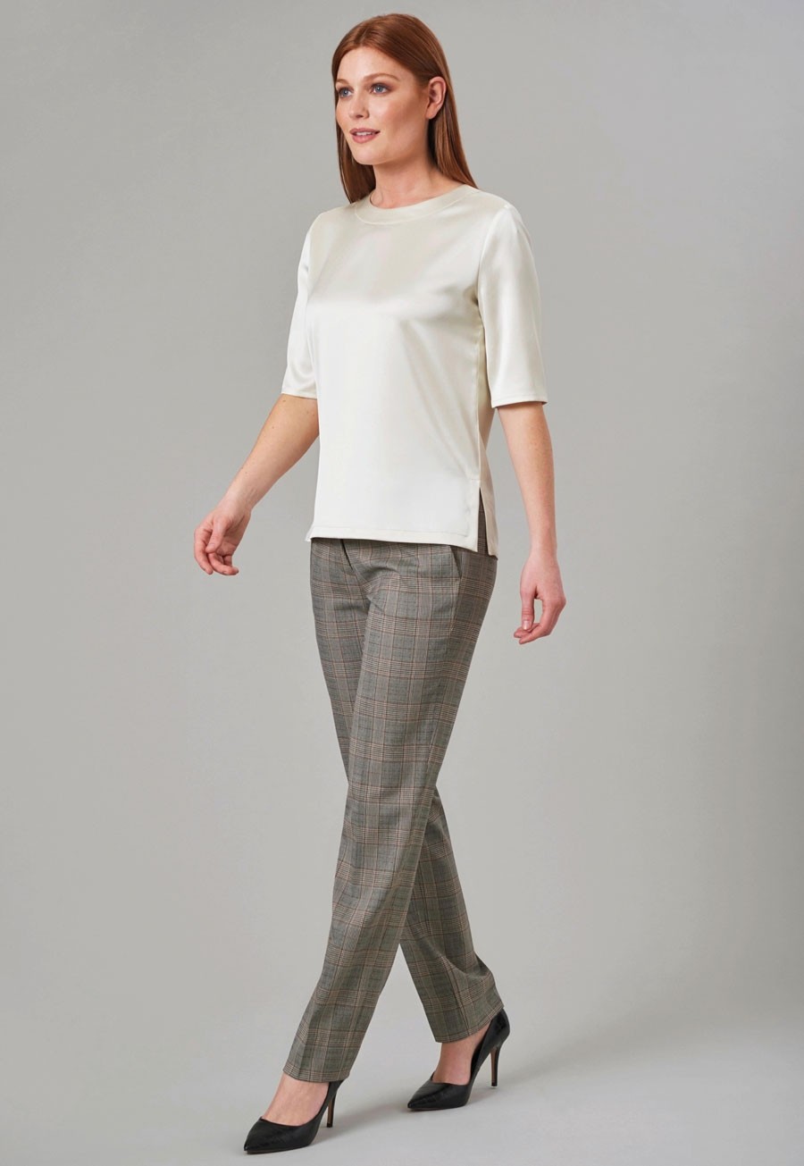Womens Brook Taverner Stella Check Trouser - Industrial Workwear