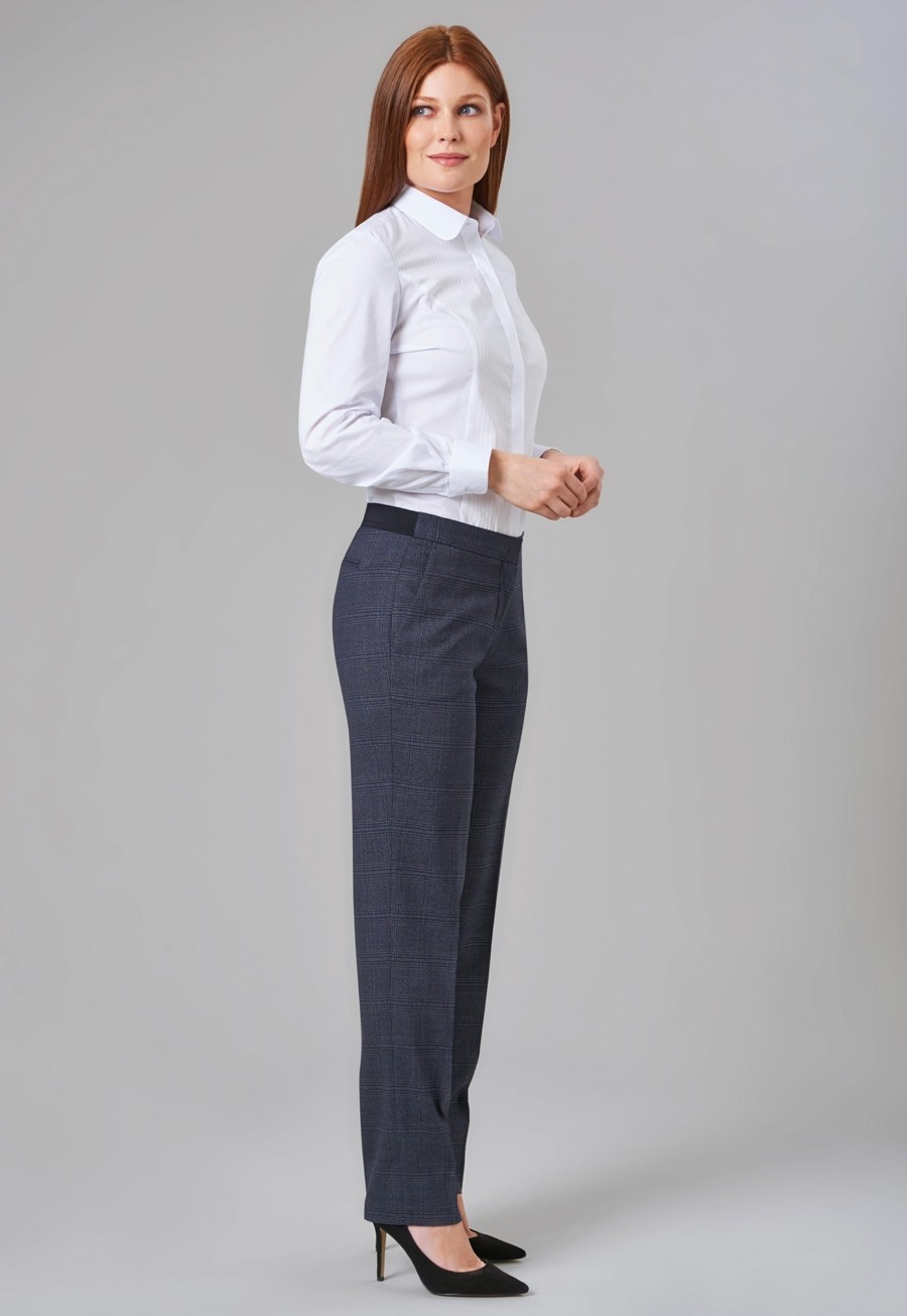 Womens Brook Taverner Stella Check Trouser - Industrial Workwear