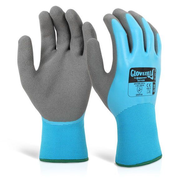 Glovezilla 8.5 Mil Heavy-Duty 2-Ply Nitrile Gloves, Diamond Texture, Case -  UniSafe Gloves